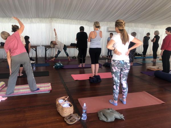 Yoga and Picnic in The Vineyard