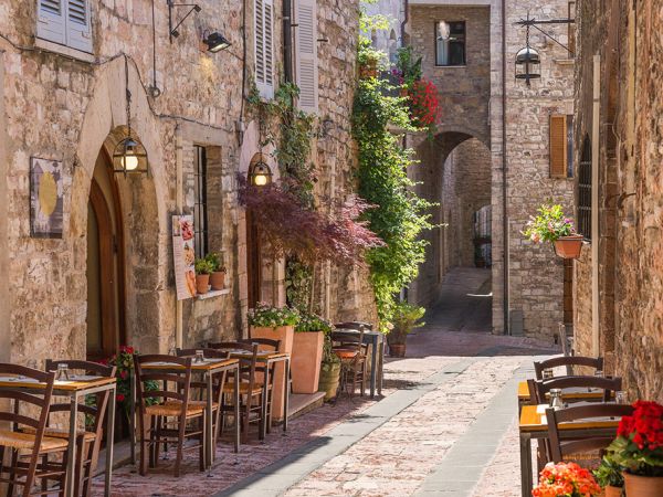 Medieval Tuscan village