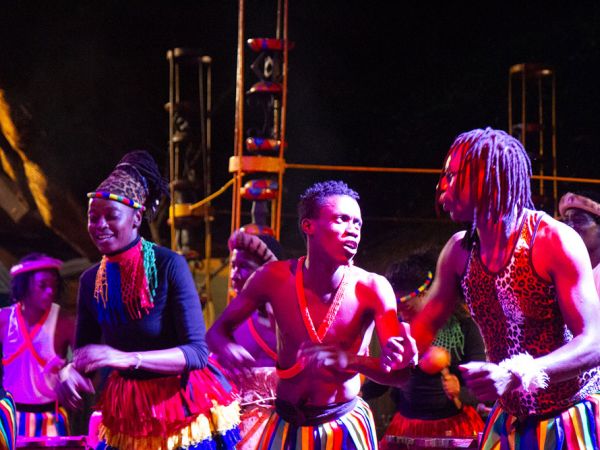 Traditional African drumming