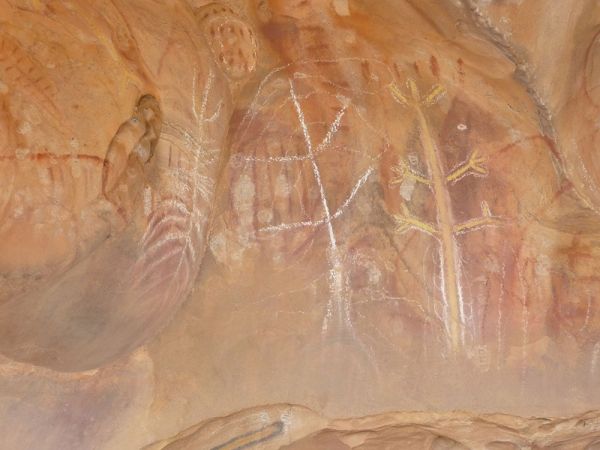 Aboriginal Art at Arkaroo Rock