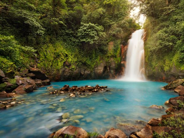 Volcan Tenorio Waterfall