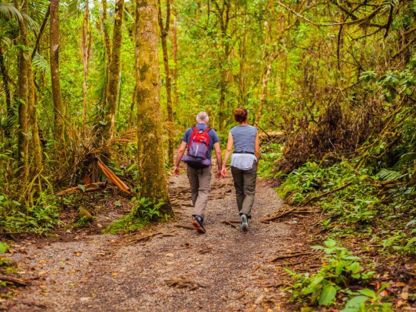 Hiking in Tenorio Volcano National Park