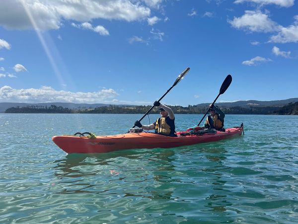 Kayaking around the Tasman Peninsula