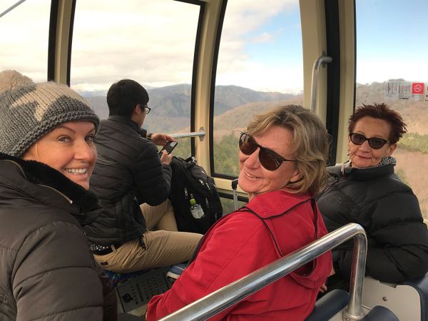 Riding the Hakone ropeway