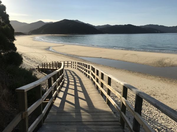 Late afternoon at Awaroa Beach