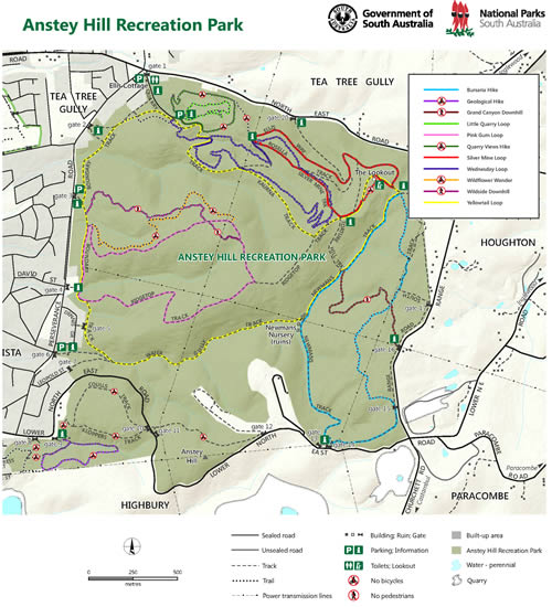 Antey Hill Reserve Map